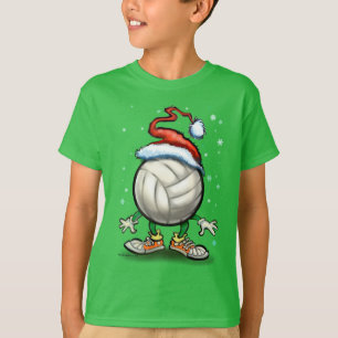 Volleyball Weihnachten T-Shirt