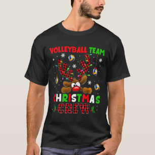 Volleyball Weihnachts-Crew Weihnachten Weihnachten T-Shirt