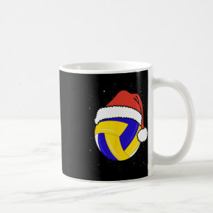 Volleyball Weihnachtsball Weihnachtsmann Hat Xmas  Kaffeetasse