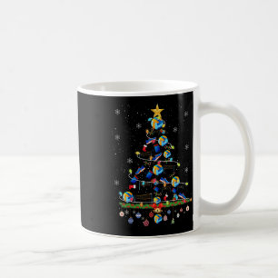 Volleyball Weihnachtsbaum Lichter Funny Xmas Sport Kaffeetasse