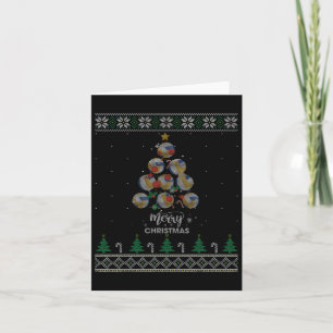 Volleyball Weihnachtsbaum Weihnachtsgeschenk Karte