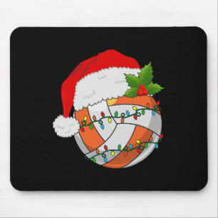 Volleyball Weihnachtsfrauen Weihnachtsmannmütze Me Mousepad