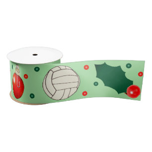 Volleyball Weihnachtsgeschenk Satin Ribbon Satinband