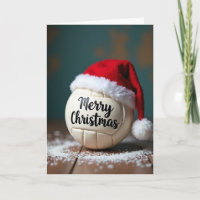 Volleyball-Weihnachtskarte