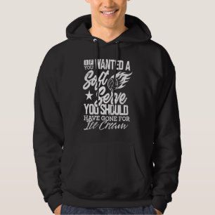 Volleyball Wenn du Soft Serve Frauen Mädchen wol Hoodie