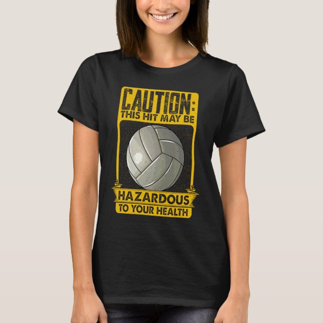 Volleyball  With Sayings Womens Sports T-Shirt (Vorderseite)