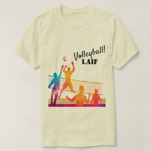 Volleyballleben T-Shirt (Design vorne)