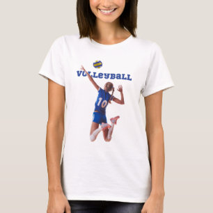 Volleyballspiel-Illustration T-Shirt