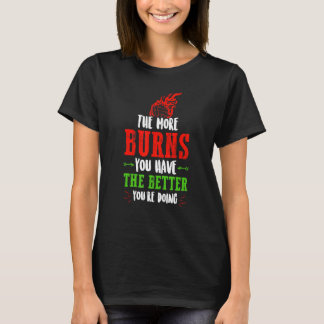 Volleyballspieler Hand verbrennt Volleyball T-Shirt