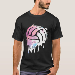 Volleyballspieler Sprüche Team Trainer Sport Netz T-Shirt