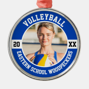 Volleyballspieler Team Sport Oberstufenschüler Ornament Aus Metall