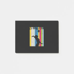 Volleyballspieler   Vintage Volleyball Post-it Klebezettel