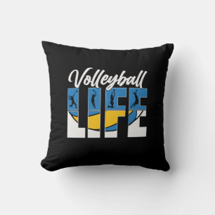 Volleyballspieler Volleyball Leben Kissen