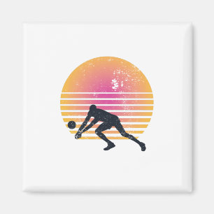 Volleyballspieler Volleyball Magnet