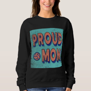 Volleyballteam der Proud-Mama Sweatshirt