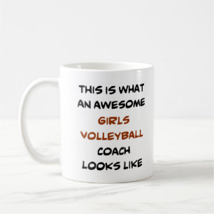 Volleyballtrainer, phantastisch kaffeetasse
