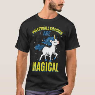 Volleyballtrainer sind Magische Einhornlehrer T-Shirt