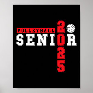 Volleybyll Senior Night Volleybyll Senior 2025 Gra Poster