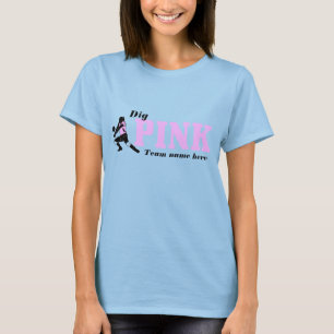 VolleyChick Grabung Pink5, Grabung T-Shirt