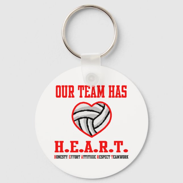 VolleyChick Heart Schlüsselanhänger (Vorderseite)