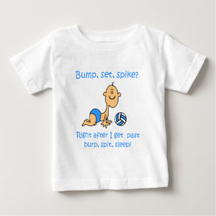 VolleyChick Stoß-Set-Spitze Baby T-shirt