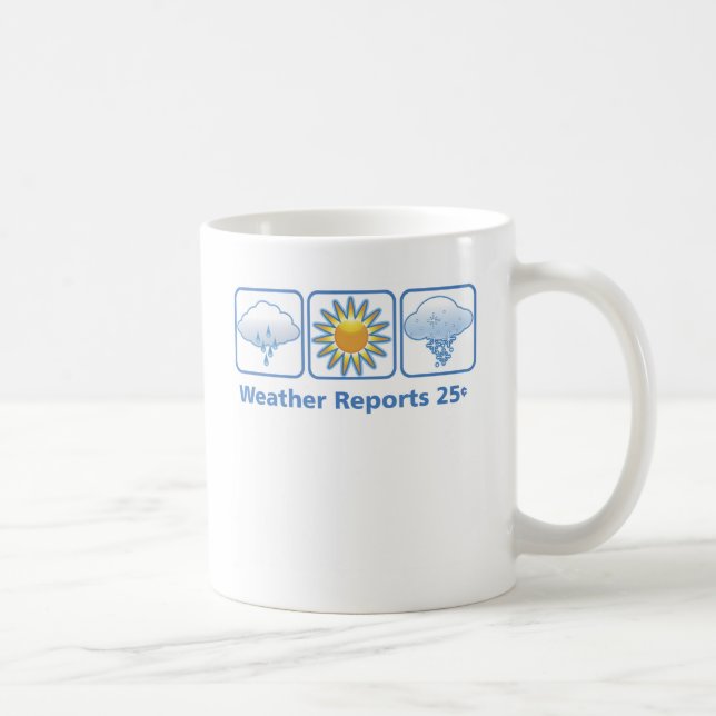 VolleyChick Wetterbericht Kaffeetasse (Rechts)