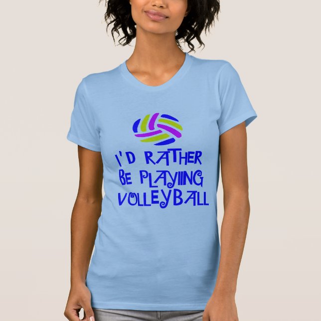VolleyChick's Rather T-Shirt (Vorderseite)