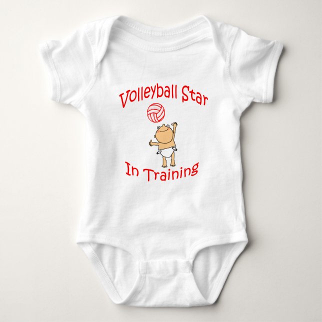 VolleyChicks VolleyBaby Baby Strampler (Vorderseite)