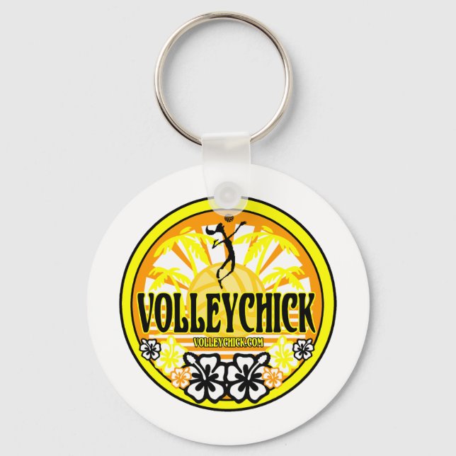 VolleyChickSunshine Schlüsselanhänger (Vorderseite)