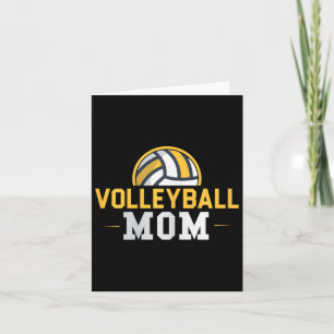 Volleyll Mama Funny Sports Coach Proud Mama Mother Karte