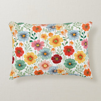Vollfarben der Blume Dekokissen