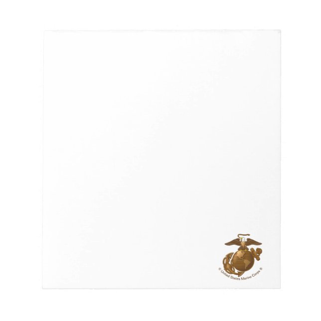 Vollfarbige EGA - Bronze Notizblock (Vorderseite)