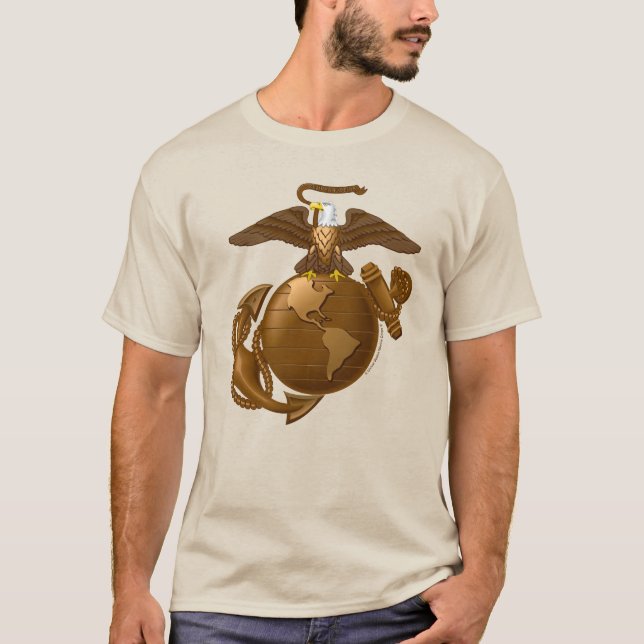Vollfarbige EGA - Bronze T-Shirt (Vorderseite)