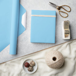 Vollfarbiges arktisches Blau Geschenkpapier