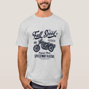 Vollgas-Speedway-Motorradrennen T-Shirt