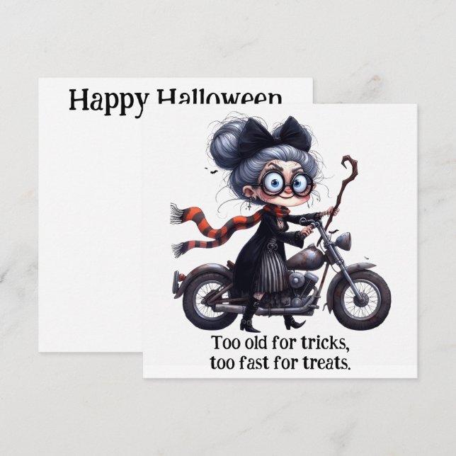 Vollgas und Angst – Omas Halloween (Vorne/Hinten)