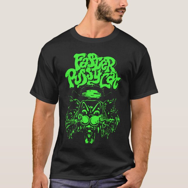 Vollgrün schneller Pussycat Trendsetter 1 Hemd155 T-Shirt (Vorderseite)