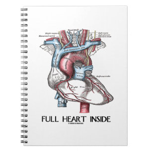 Vollherz Inside Anatomische Illustration Notizblock