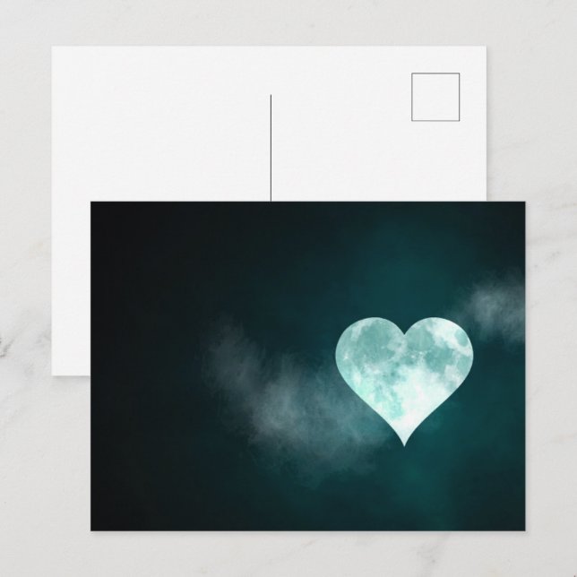 Vollherzmond Postkarte (Vorne/Hinten)