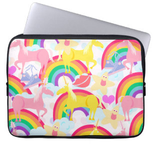 Völlig Achtziger Einhorn Regenbogen Explosion Laptopschutzhülle