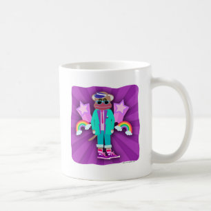 Völlig Achtziger-Jahre Sockenaffe Tasse