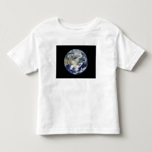 Völlig beleuchtete Erde zentriert auf Asien Kleinkind T-shirt