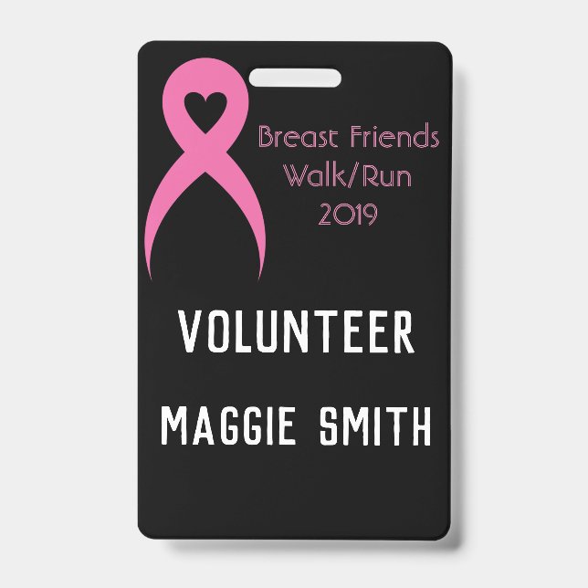 Völlig kundengerechtes Abzeichen Ausweis (Vorderseite)