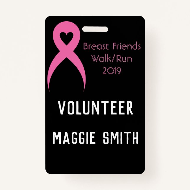 Völlig kundengerechtes Abzeichen Ausweis (Vorderseite)