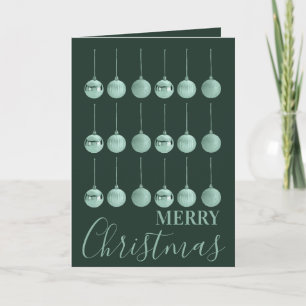 Völlig mit Schmuck überladenes Weihnachtsbaum-Schm Feiertagskarte
