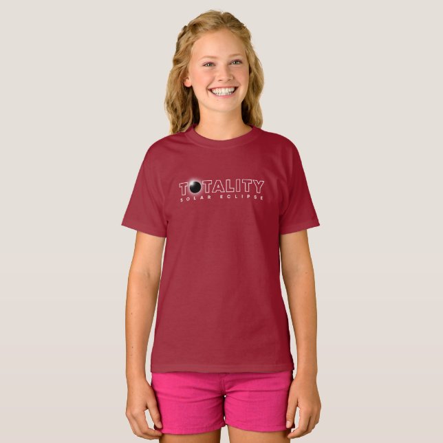 Völlige Sonnenfinsternis | Kinder T-Shirt (Vorne ganz)