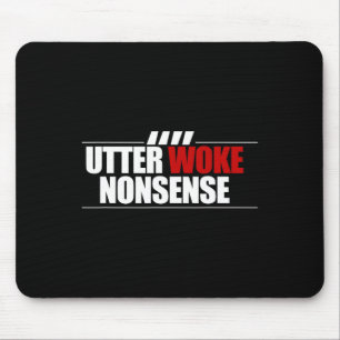 Völliger Woke Unsinn Fußball Soccer Ironischer Eve Mousepad