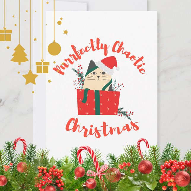 Vollkommen chaotisches Weihnachten Lustige Feierta (Von Creator hochgeladen)