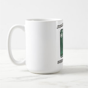Vollkommen festlicher schwarzer Katzen-Weihnachtsp Kaffeetasse
