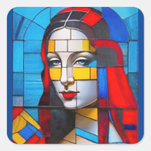 Vollkommen moderne Mona Cubist Design
